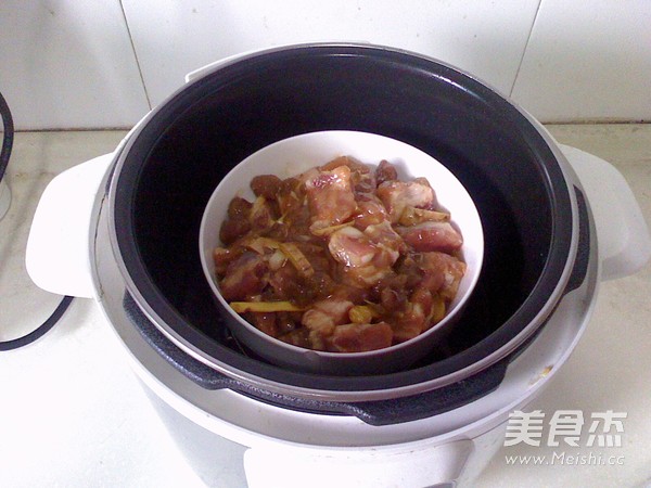 Steamed Pork Ribs with Sour Plum Sauce recipe