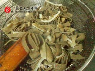 Stir-fried Beef Tripe with Ginger and Green Onion recipe