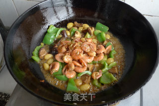 Arctic Shrimp with Tricolor Seasonal Vegetables recipe