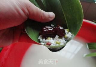 【double Beans and Candied Date Rice Dumplings】 recipe