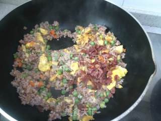 Fried Rice with Red Japonica Rice recipe