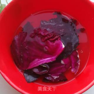 Purple Cabbage Mixed with Cucumber recipe