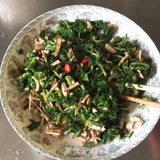 Malantou Mixed with Dried Tofu recipe