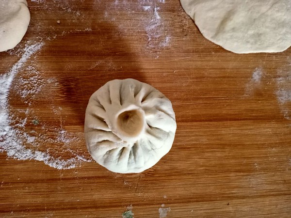 Fennel Meat Fried Buns recipe