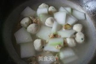 Clam Fish Ball Winter Melon Soup recipe