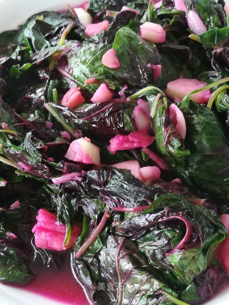 Amaranth with Garlic recipe
