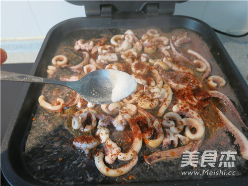 Squid Teppanyaki recipe