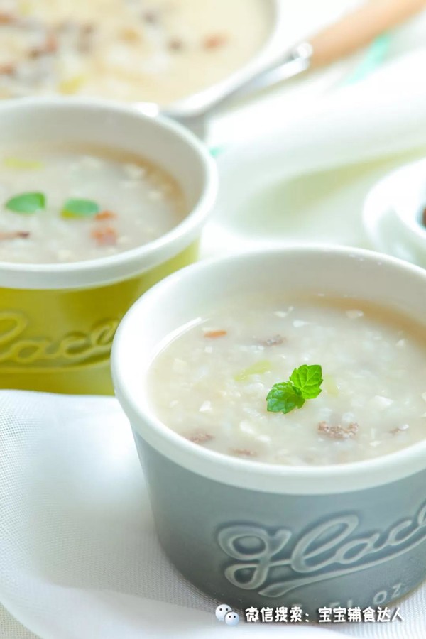 Hawthorn Pork Liver Congee Baby Food Recipe recipe