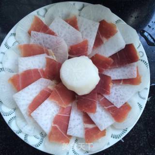 Steamed Ham with Radish recipe