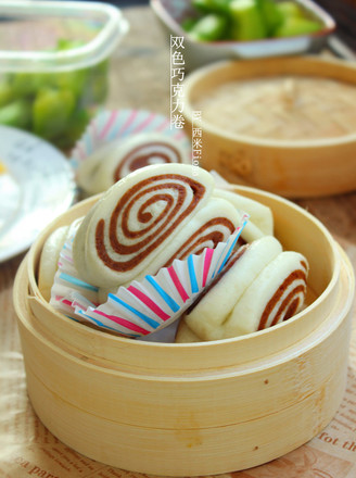 Two-color Chocolate Roll recipe