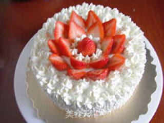 【bai Xue Strawberry Garden Cake】--- Pure Appearance, Soft Heart recipe