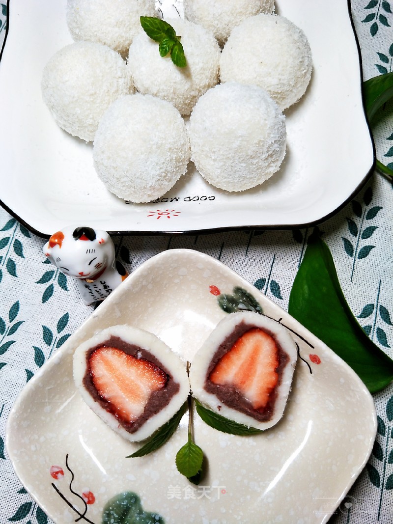 Yam Strawberry Daifuku recipe