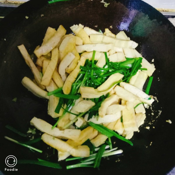 Leek Dried Tofu recipe