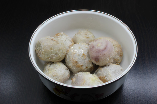 Crispy Taro Shrimp Balls recipe