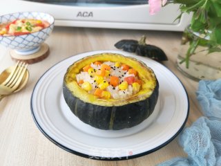 Beibei Pumpkin Rice Cup recipe