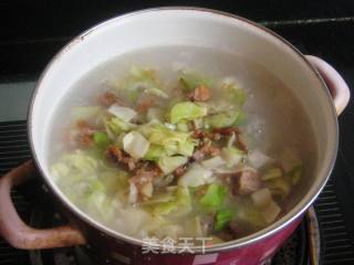 Cabbage Duck Congee recipe