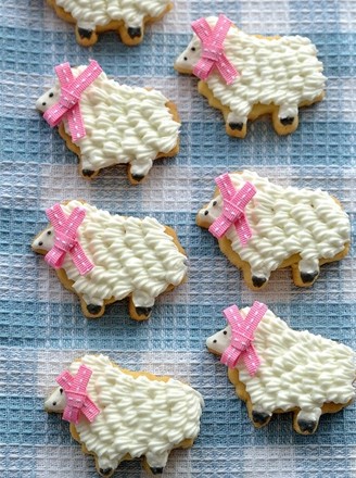 Lamb Icing Cookies