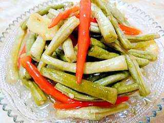 Pickled Beans with Double Pepper recipe