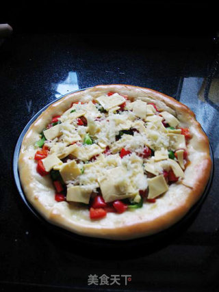 New Orleans Grilled Chicken Pizza recipe