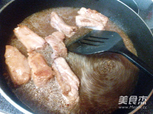 Braised Pork Ribs with Corn Beans recipe