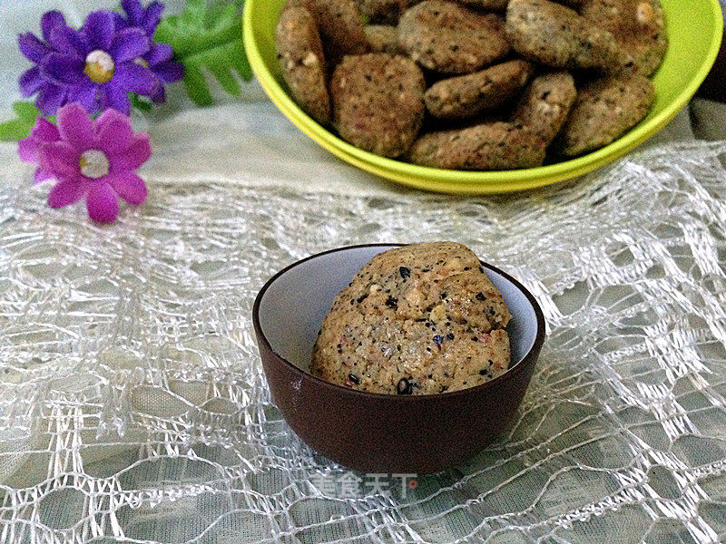 Peanut Sesame Shortbread recipe