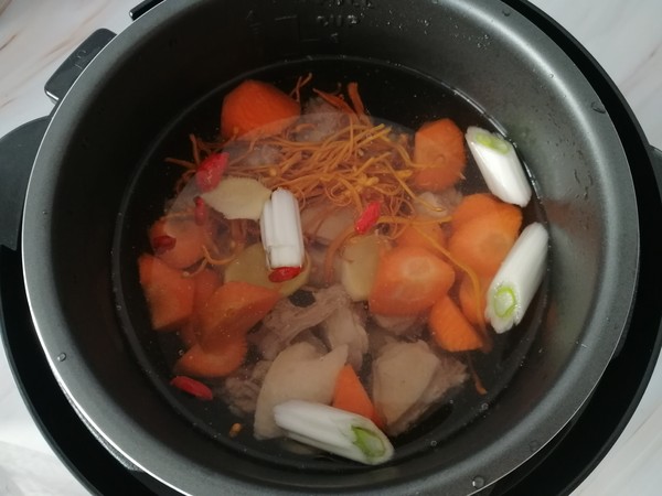 Cordyceps Flower Laoya Soup recipe