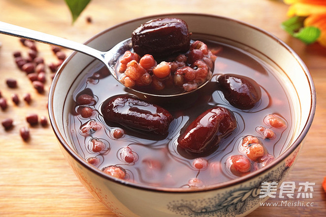 Barley and Red Bean Soup recipe