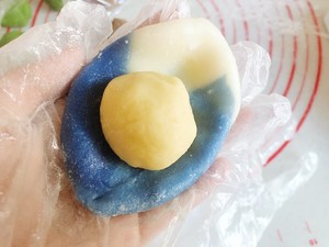 No Steaming and No Baking ㊙️easy to Learn丨super Beautiful Blue and White Porcelain Snowy Mooncakes recipe