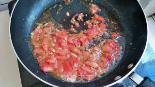 Garlic Tomato Egg Noodles recipe