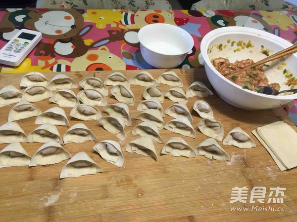 Wontons with Fresh Meat recipe