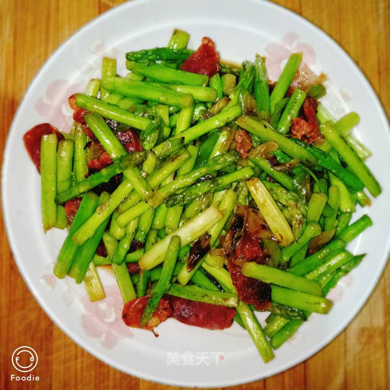 Asparagus Stir-fried Sausage recipe