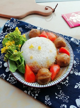 Meatball Curry Rice