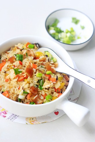 Braised Rice with Pork Skin recipe