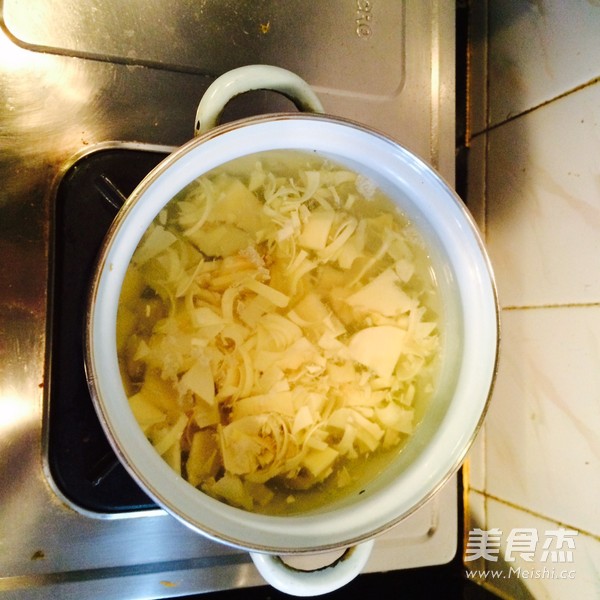 Pickled Vegetables, Winter Bamboo Shoots and Tofu Soup recipe