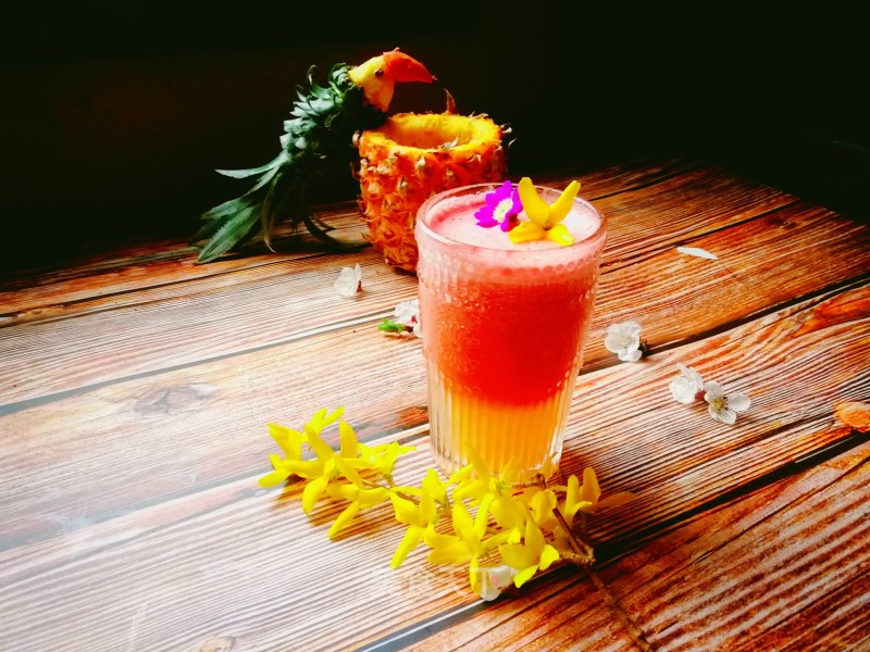 Cherry Tomato Pineapple Juice recipe