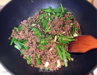 Stir-fried Beef with Leek recipe