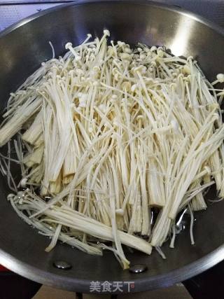 Stir-fried Enoki Mushrooms recipe