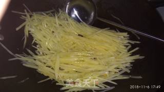 Green Pepper and Potato Shreds recipe