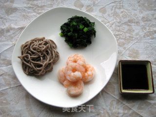 Shrimp Soba Cold Noodles recipe