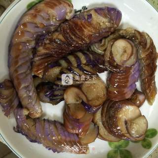 Homemade Eggplant with Minced Meat (panlong Eggplant) recipe