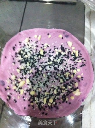 Purple Sweet Potato Melaleuca Steamed Cake recipe