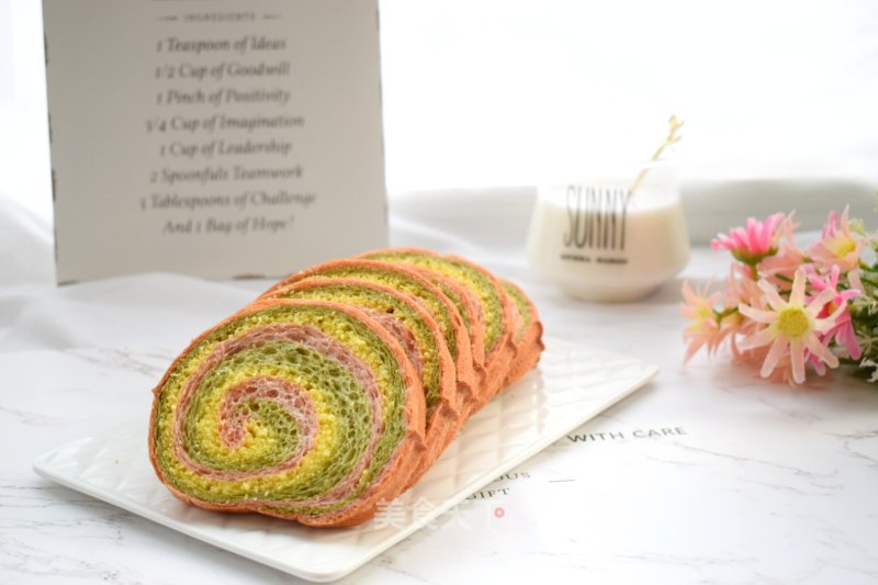 Colorful Coconut Toast recipe