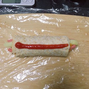 (innovative Way to Eat Whole Wheat Bread) (no Rice) Crab Meat Floss Sushi Roll recipe