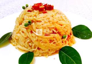 Spicy Enoki Mushroom recipe