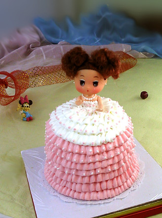 Decorated Cake: Lace Little Princess recipe