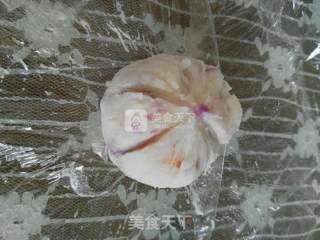 #aca烤明星大赛# Purple Sweet Potato Yam Mango Tea Towel Twist recipe