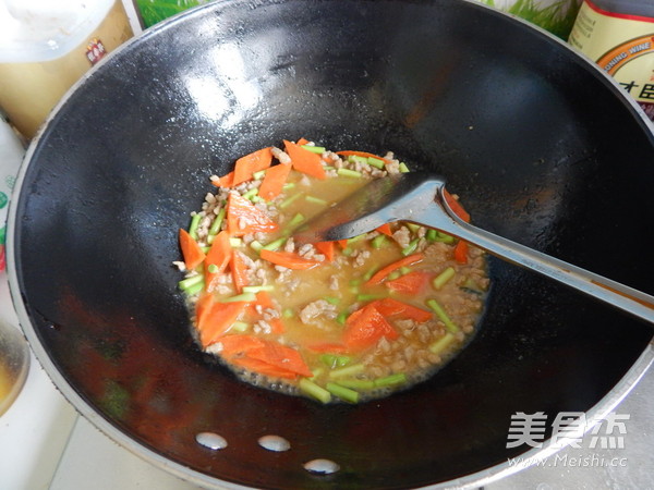 Stir-fried Jelly with Minced Meat recipe