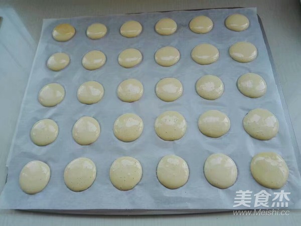 Imitation of "macaron" recipe