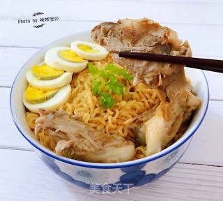 Instant Noodles with Pork Ribs recipe