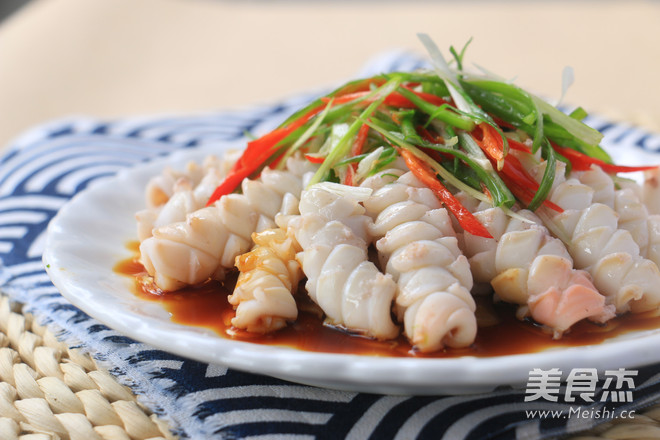 Boiled Squid Flower recipe
